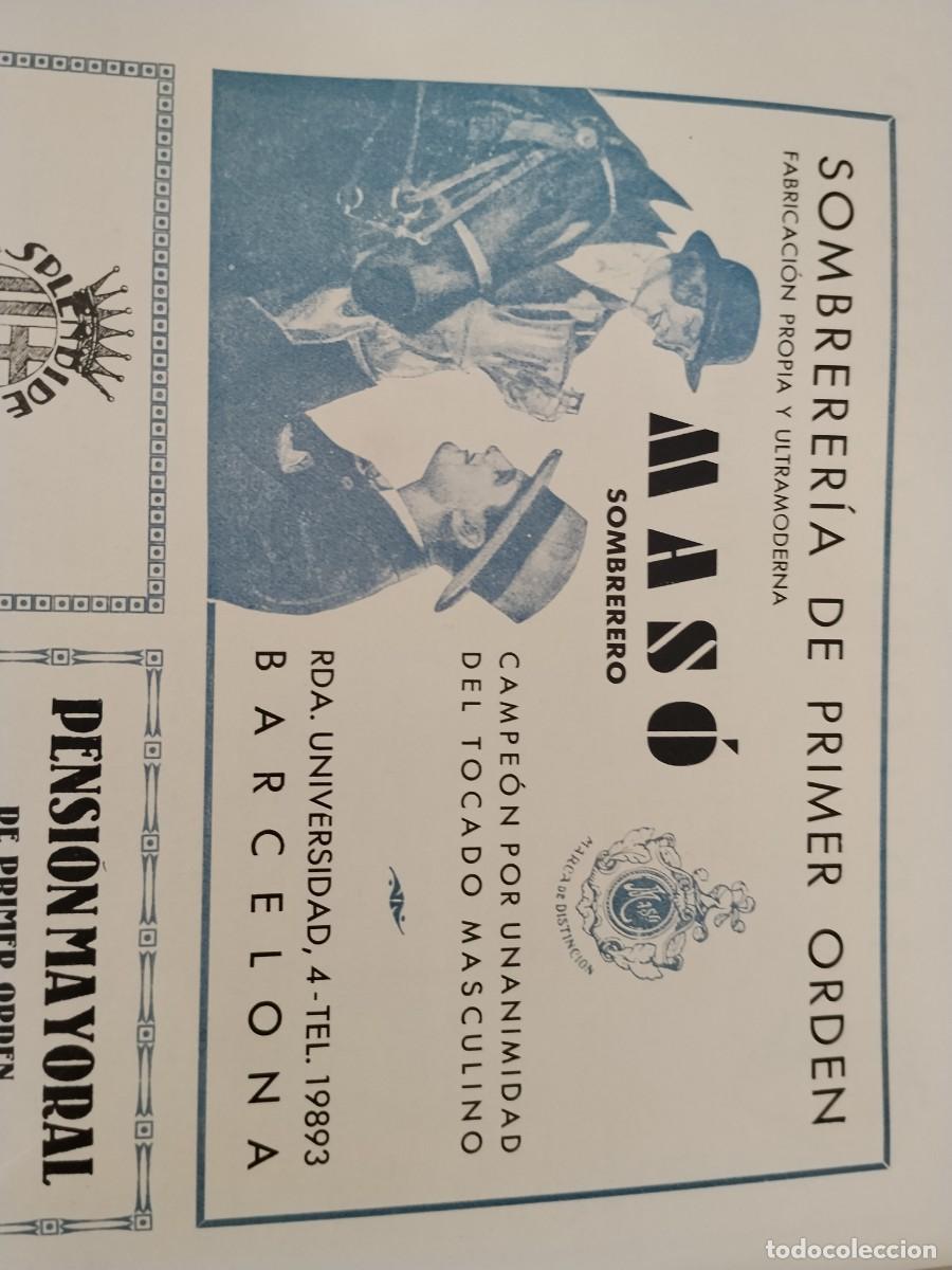 Coleccionismo de carteles: SASTRERIA ROYAL MARTINEZ Y NAVARRO BARCELONA HOJA REVISTA A&Ntilde;O 1931-1932