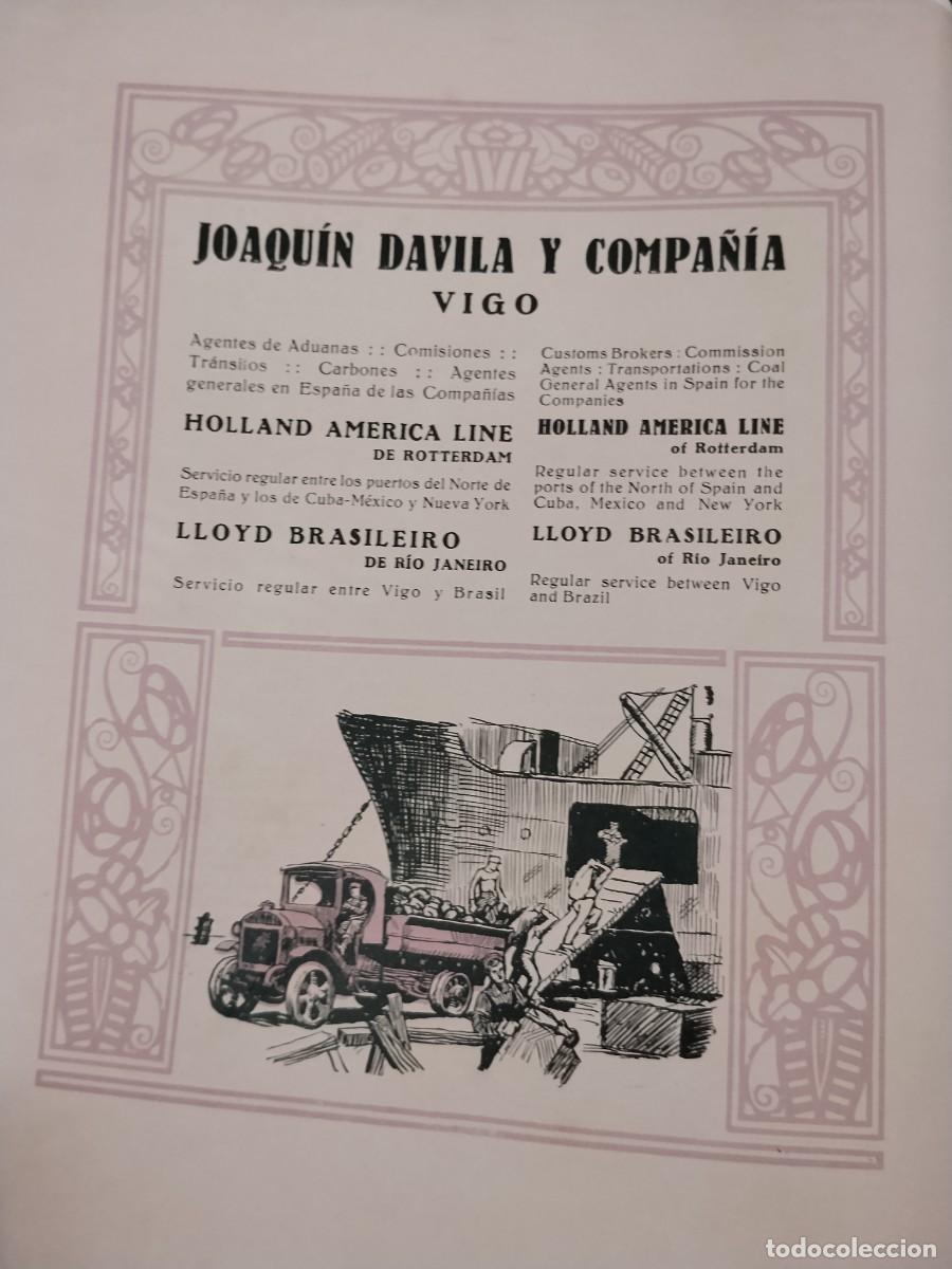 Coleccionismo de carteles: JOAQUIN DAVILA Y COMPA&Ntilde;IA AGENTES ADUANAS CARBONES VIGO HOJA A&Ntilde;O 1931-1932