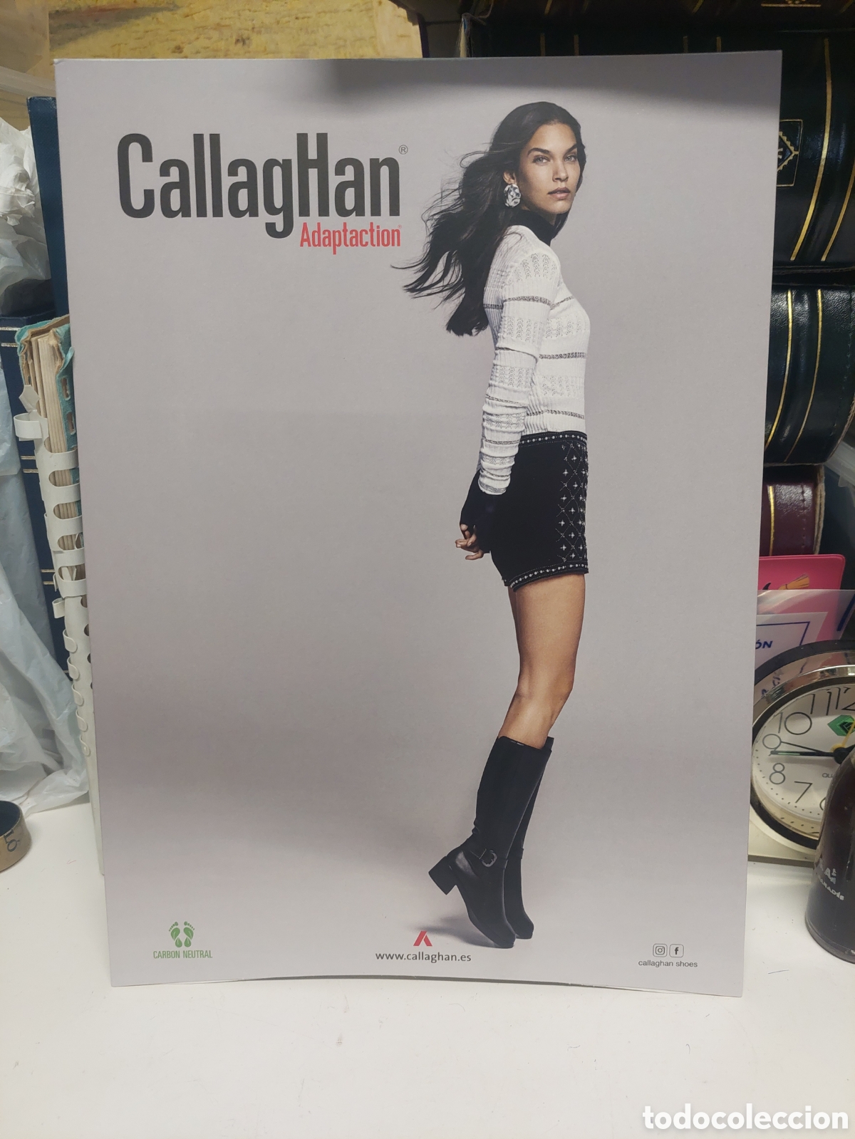 Coleccionismo de carteles: CARTEL CALLAGHAN ADAPTACTION XAPATOS MUJER MODA
