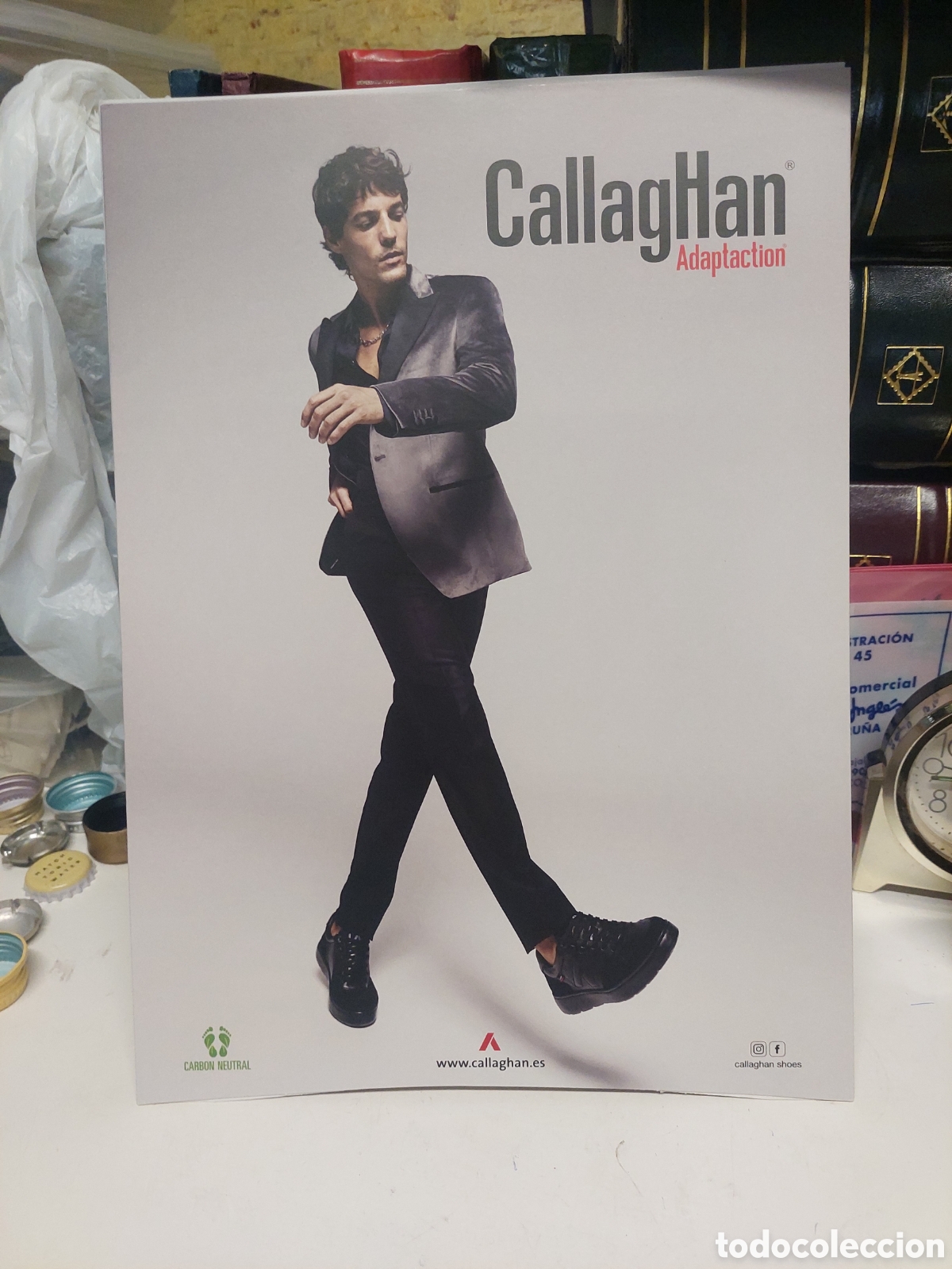 Coleccionismo de carteles: CARTEL CALLAGHAN ADAPTACTION HINBRE ZAPATOS MODA