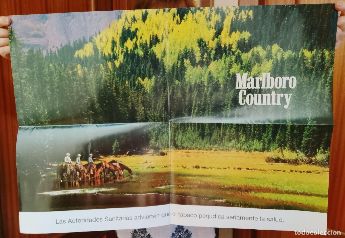 Coleccionismo de carteles: P&Oacute;STER CARTEL MARLBORO COUNTRY, 68 X 48 CM APROX