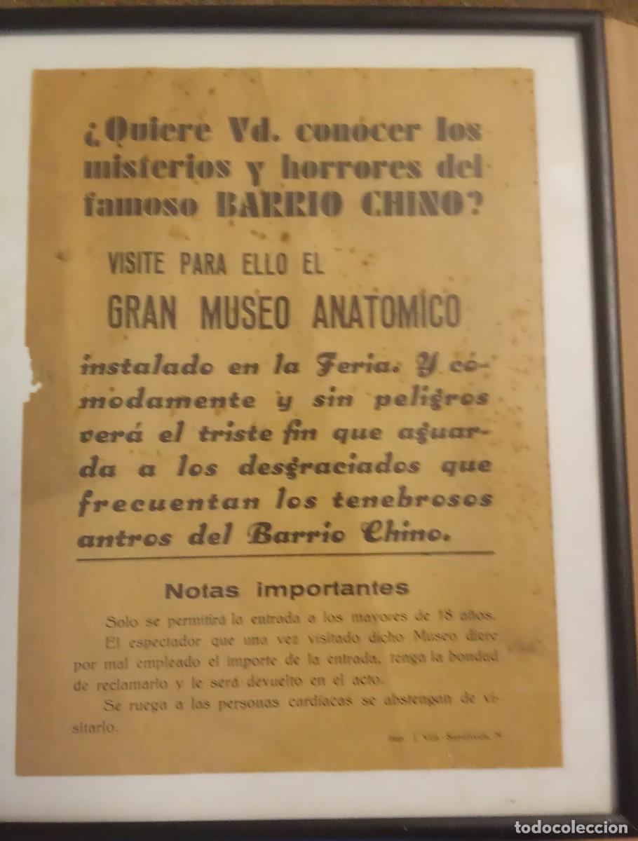 Coleccionismo de carteles: Antiguo cartel de feria &ndash; Gran Museo Anat&oacute;mico