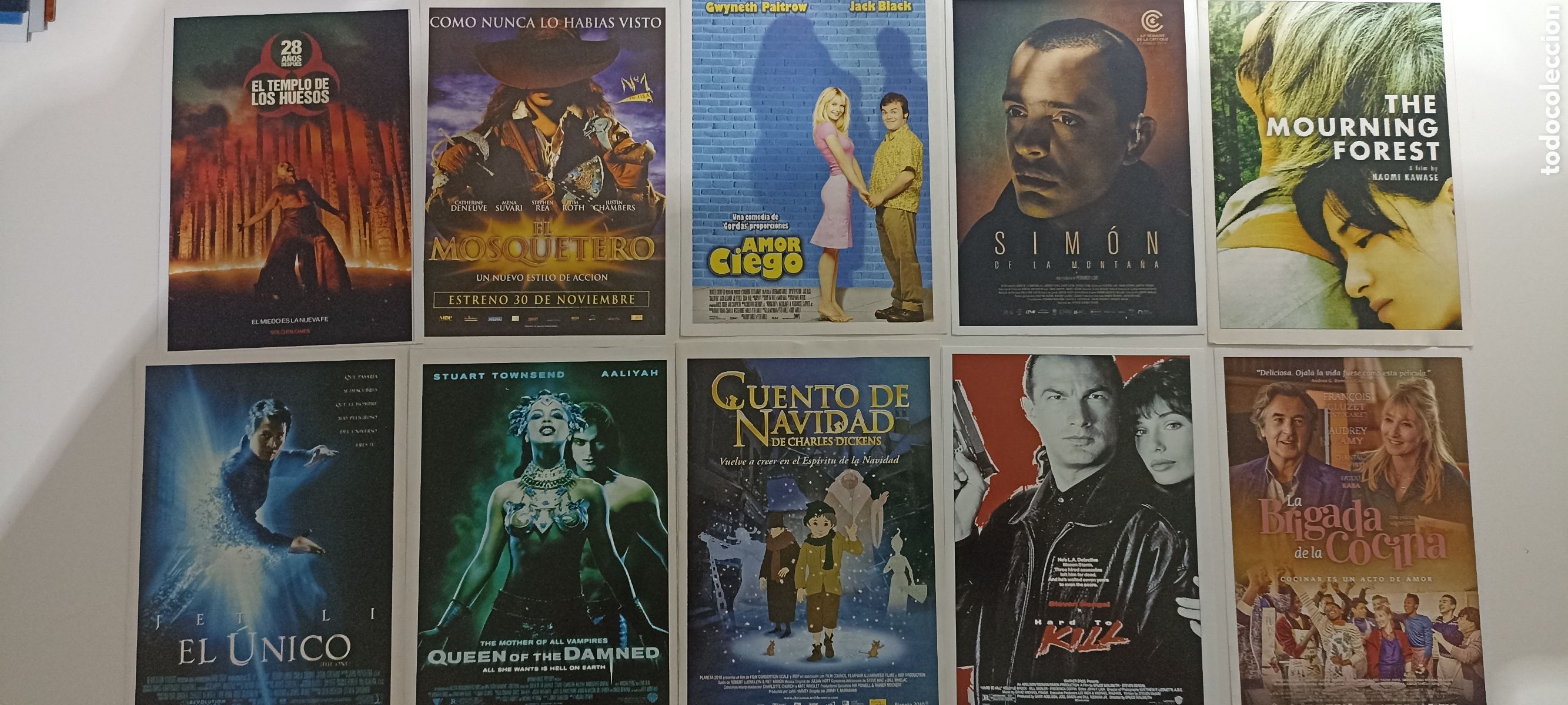 Coleccionismo de carteles: LOTE 20 cartes cine moderno