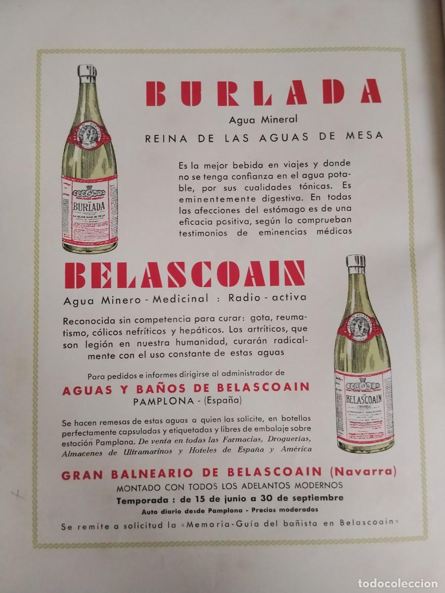 Coleccionismo de carteles: LABORATORIOS SIR QUIMICO FARMACEUTICOS PAMPLONA ROFINAL IRIBARREN FARMACI HOJA REVISTA A&Ntilde;O 1931-1932