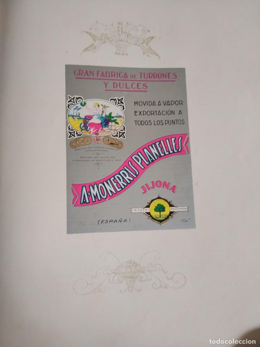Coleccionismo de carteles: GRAN FABRICA TURRONES Y DULCES A.MONERRIS PLANELLES JIJONA HOJA REVISTA A&Ntilde;O 1931-1932