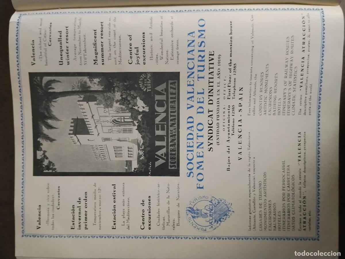 Coleccionismo de carteles: SERVICIOS REGULARES DE VAPORES VICENTE RIPOLL PEREZ ALICANTE HOJA REVISTA A&Ntilde;O 1931-1932