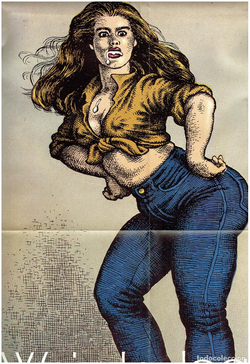 Coleccionismo de carteles: POSTER: ROBERT CRUMB. HISTORIA DE LOS COMICS. TOUTAIN EDITOR, 1981. (B/39.3 RUMB/)