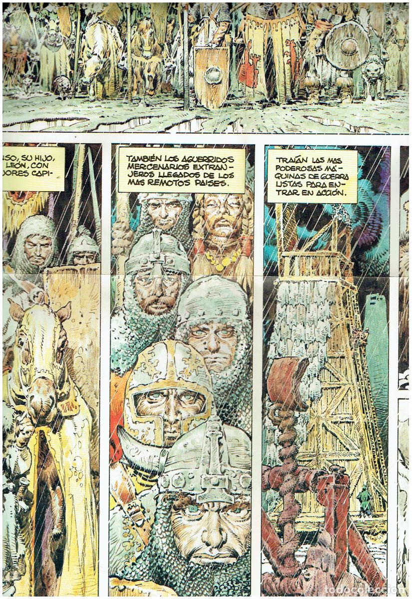 Coleccionismo de carteles: POSTER: EL CID.ANTONIO HERN&Aacute;NDEZ PALACIOS.HISTORIA DE LOS COMICS. TOUTAIN EDITOR, 1981. (B/39.3 RUM)