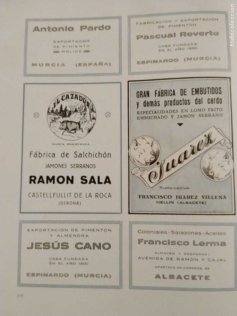 Coleccionismo de carteles: ANTONIO PARDO PIMIENTO MURCIA PASCUAL REVERTE PIMENTON ESPINARDO JESUS CANO PIMENTON HOJA 1931-1932