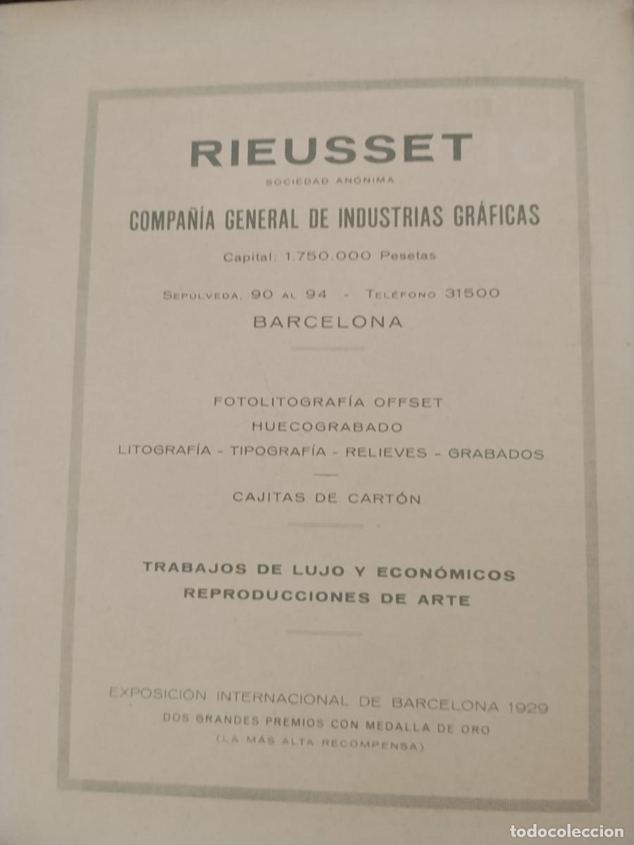 Coleccionismo de carteles: FABRICA DE CONSERVAS ELOY TEMPLADO TORNERO ALGUAZAS MURCIA HOJA A&Ntilde;O 1931-1932