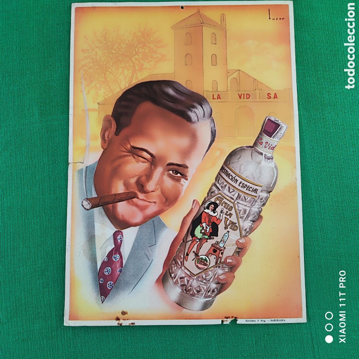 Sammeln von Plakaten: Cartel cart&oacute;n publicitario an&iacute;s Vid, Barcelona.