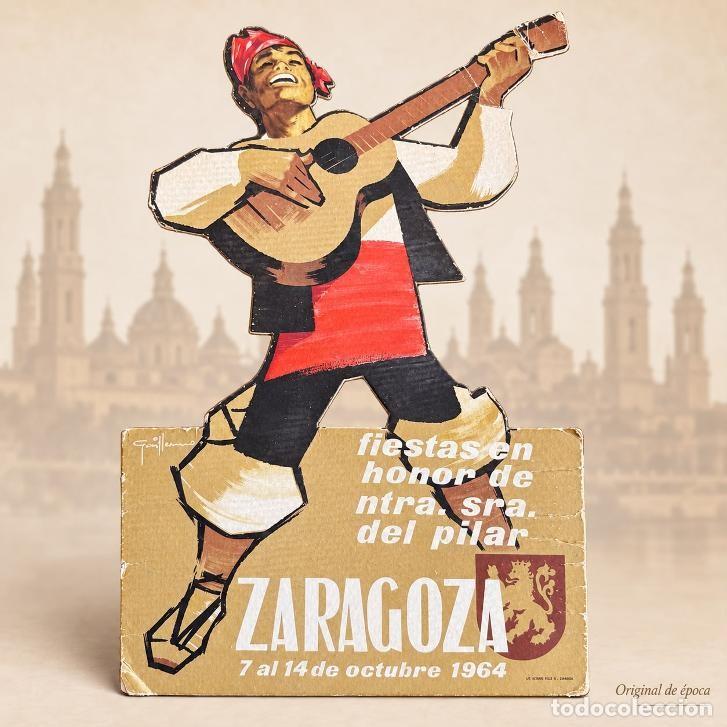 Coleccionismo de carteles: (PUB-260906)DISPLAY CARTEL FIESTAS EN HONOR DE NTRA.SRA.DEL PILAR - ZARAGOZA 7 AL 14-10 1964
