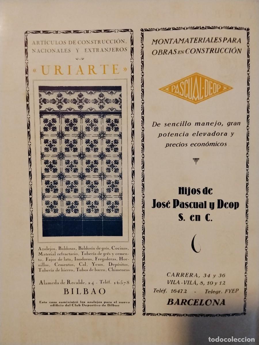 Coleccionismo de carteles: NICANOR MENENDEZ E HIJO INGENIERO CONSTRUCCIONES EN GENERAL OVIEDO HOJA A&Ntilde;O 1931-1932