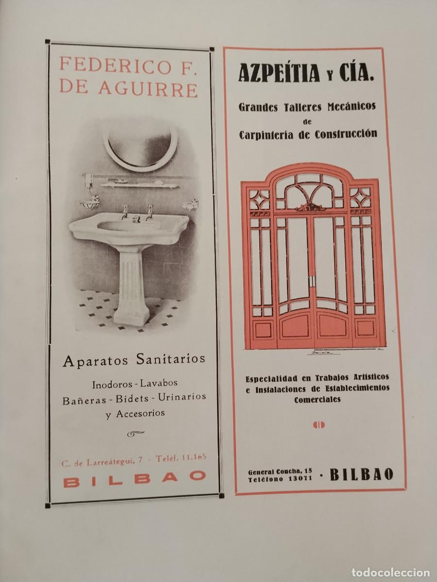 Coleccionismo de carteles: JOSE MACAZAGA CONTRATISTA DE OBRAS TEATRO CARRION BILBAO HOJA REVISTA A&Ntilde;O 1931-1932