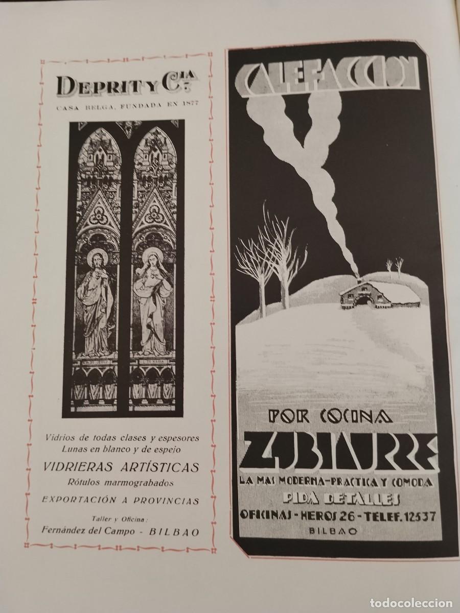 Coleccionismo de carteles: JOSE MACAZAGA CONTRATISTA DE OBRAS TEATRO CARRION BILBAO HOJA REVISTA A&Ntilde;O 1931-1932