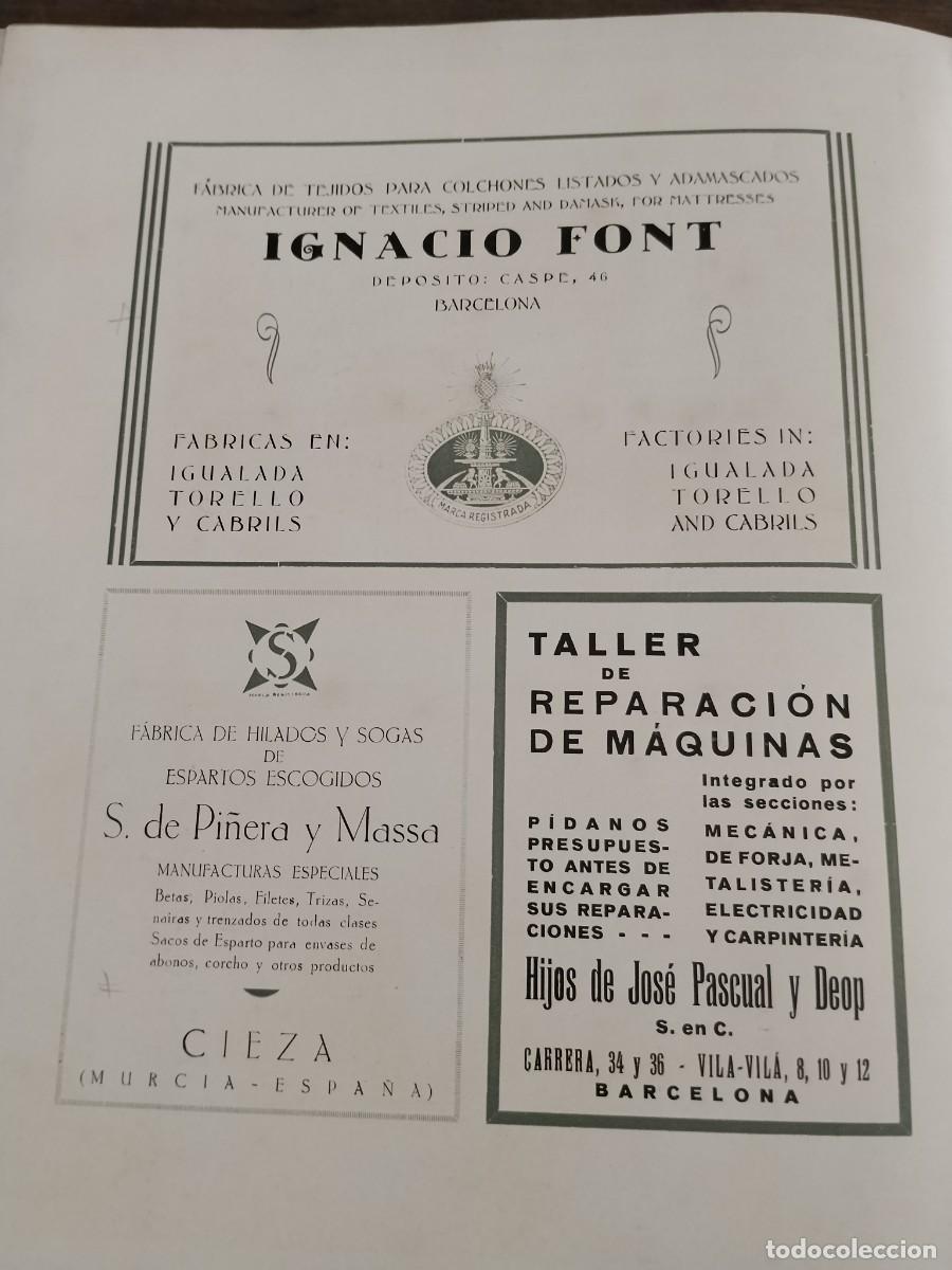 Coleccionismo de carteles: FABRICA DE GENEROS DE PUNTO J.COLOMER VISA MATARO MEDIAS COTTON HOJA A&Ntilde;O 1931-1932