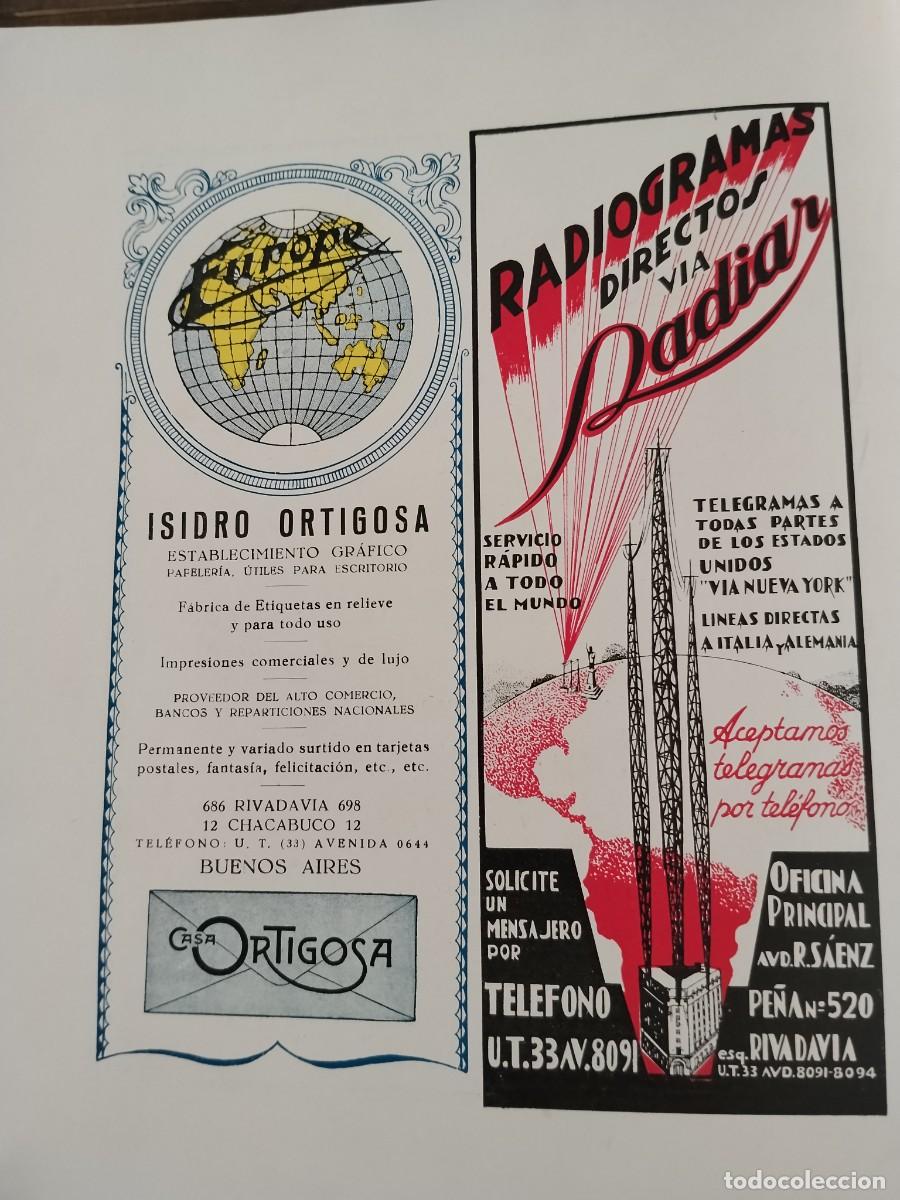 Coleccionismo de carteles: ESTABLECIMIENTO GRAFICO ISIDRO ORTIGOSA FABRICA ETIQUETAS RELIEVE BUENOS AIRES HOJA A&Ntilde;O 1931-1932
