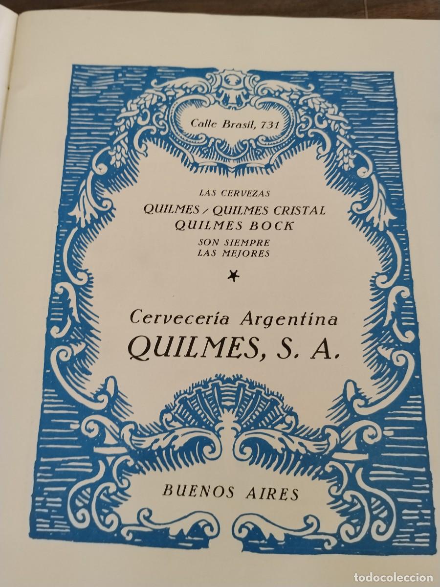 Coleccionismo de carteles: CERVECERIA ARGENTINA QUILMES S.A. CERVEZAS QIPUILMES CRISTAL BOCK BUENOS AIRES HOJA A&Ntilde;O 1931-1932