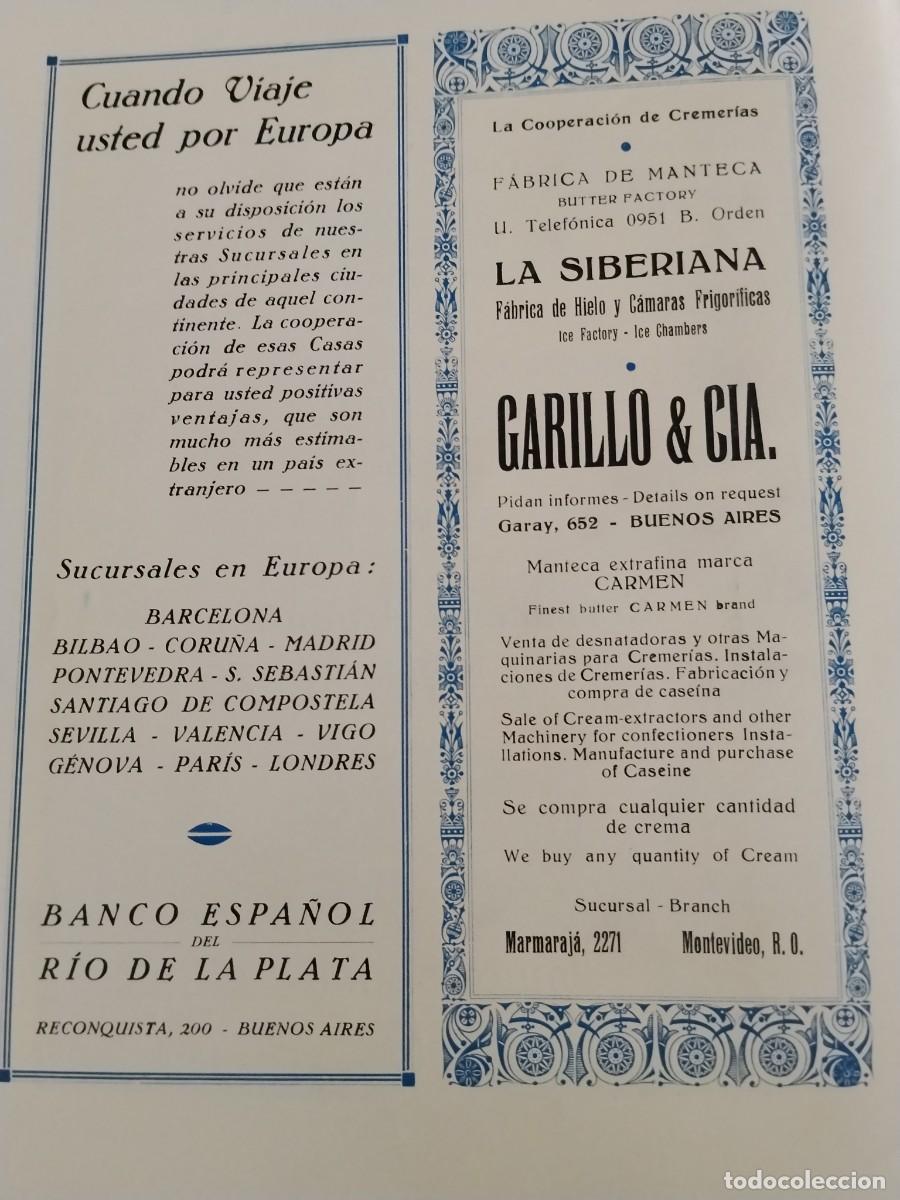 Coleccionismo de carteles: FABRICA DE MANTECA LA SIBERIANA CARRILLO & CIA MARCA CARMEN BUENOS AIRES HOJA A&Ntilde;O 1931-1932