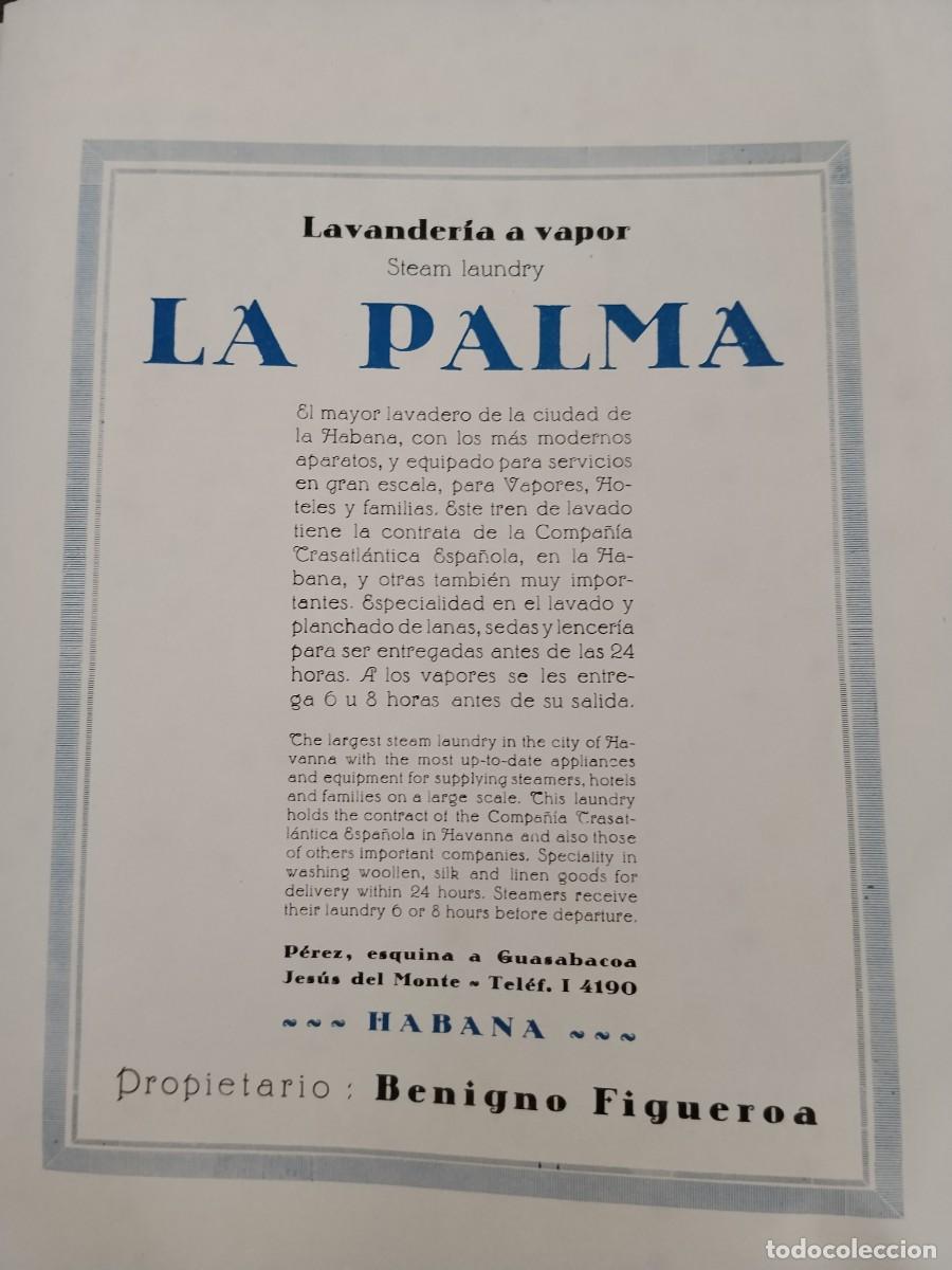 Coleccionismo de carteles: HOTEL LA UNION LA HABANA CUBA SALA DE RECIBO HOJA REVISTA A&Ntilde;O 1931-1932