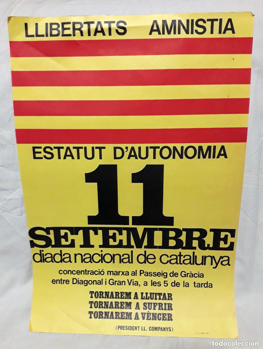 Coleccionismo de carteles: Cartel 1977 Estatut d'Autonomia
