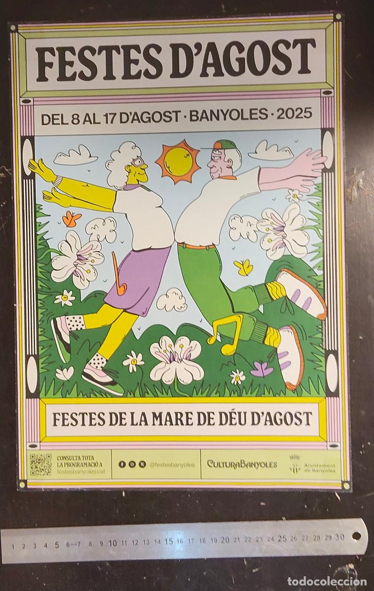 Sammeln von Plakaten: Festes d'Agost de Banyoles (Fiestas de Agosto) celebradas del 8 al 17 de agosto de 2025