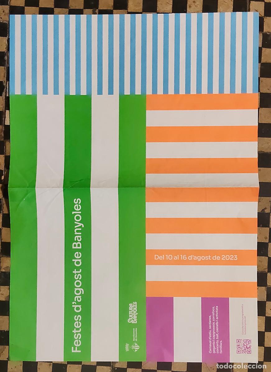 Sammeln von Plakaten: cartel - poster Festes d'agost de Banyoles - 10 al 16 d'agost de 2023