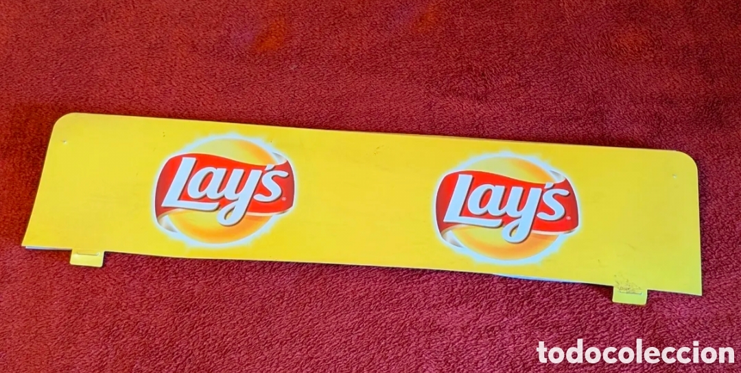 Coleccionismo de carteles: Cartel publicidad patatas. Lay's
