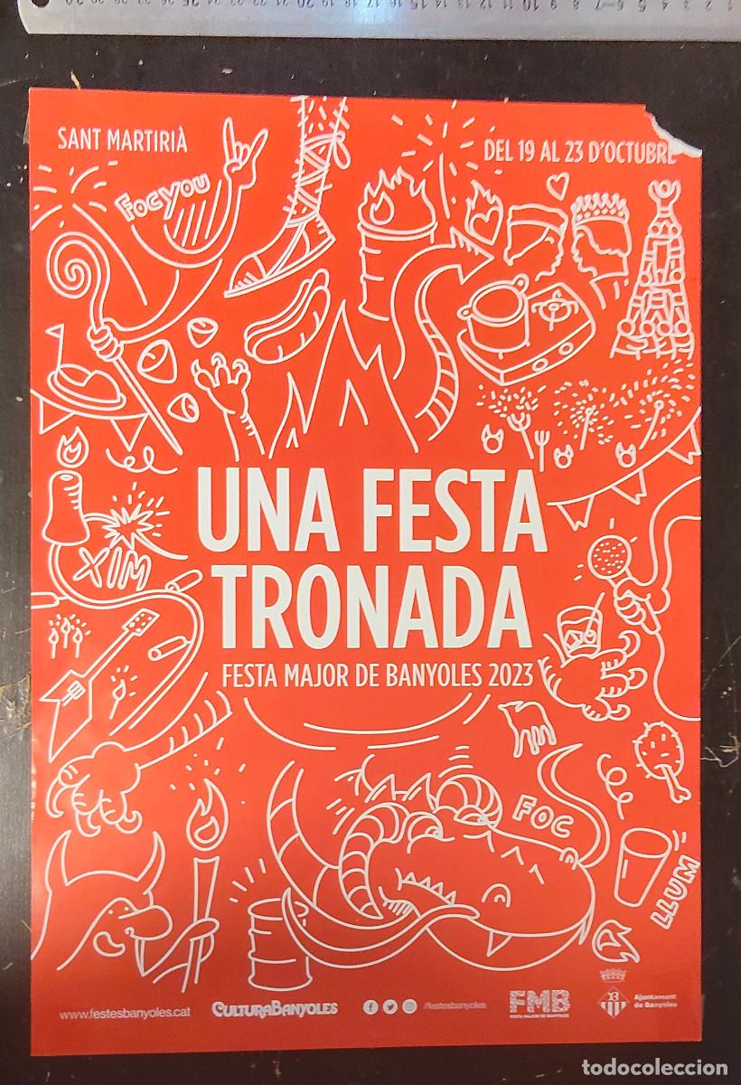 Coleccionismo de carteles: cartel o poster Festa Major de Sant Martiri&agrave; de Banyoles 2023