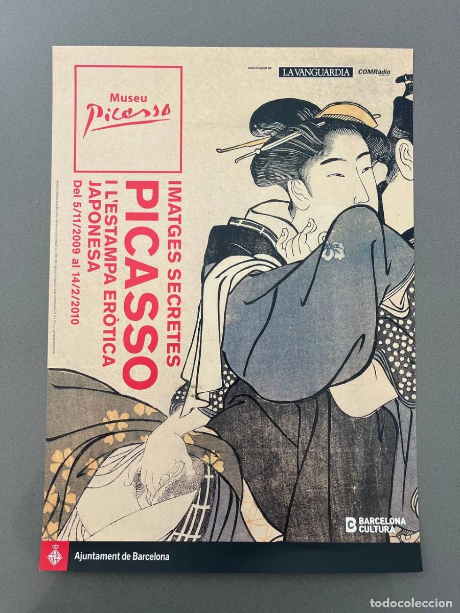 Coleccionismo de carteles: Im&aacute;genes secretas: Picasso y el grabado er&oacute;tico japon&eacute;s &ndash; Cartel original de exposici&oacute;n, 2009