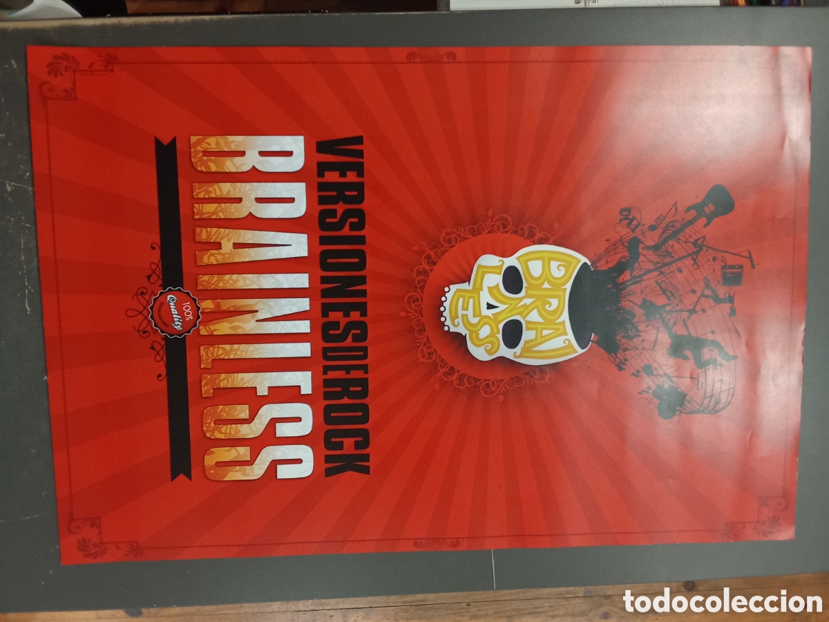 Coleccionismo de carteles: Cartel Versiones del Rock Brainless
