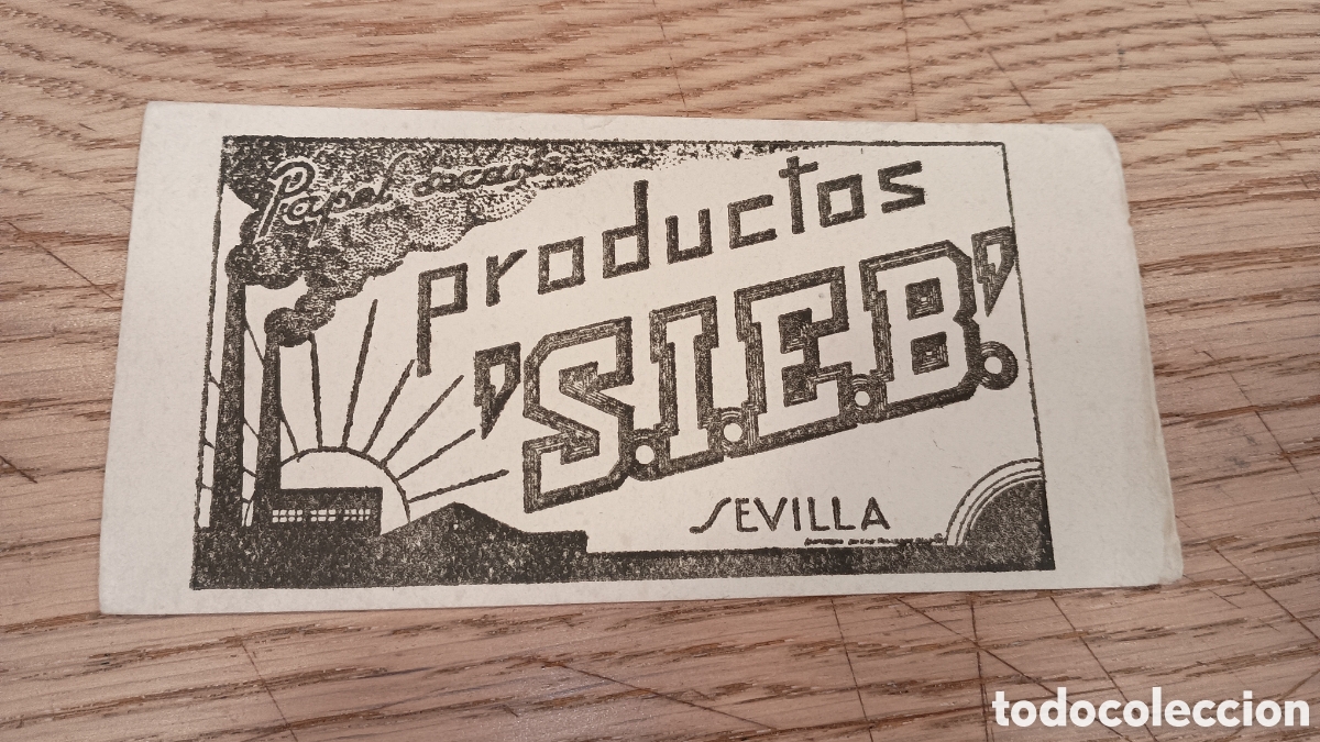 Coleccionismo de carteles: PRODUCTOS S.I.E.B. SEVILLA