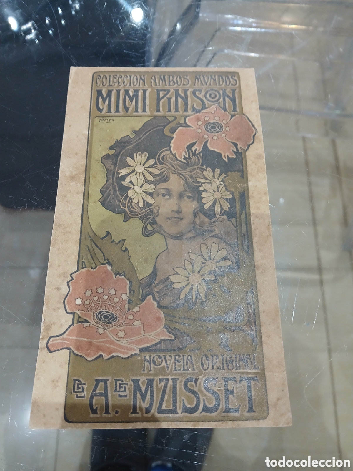 Coleccionismo de carteles: Postal o cartel antigua modernista