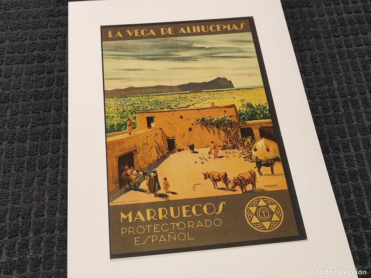 Coleccionismo de carteles: Reproducci&oacute;n Mariano Bertuchi PROTECTORADO ESPA&Ntilde;OL. Marruecos
