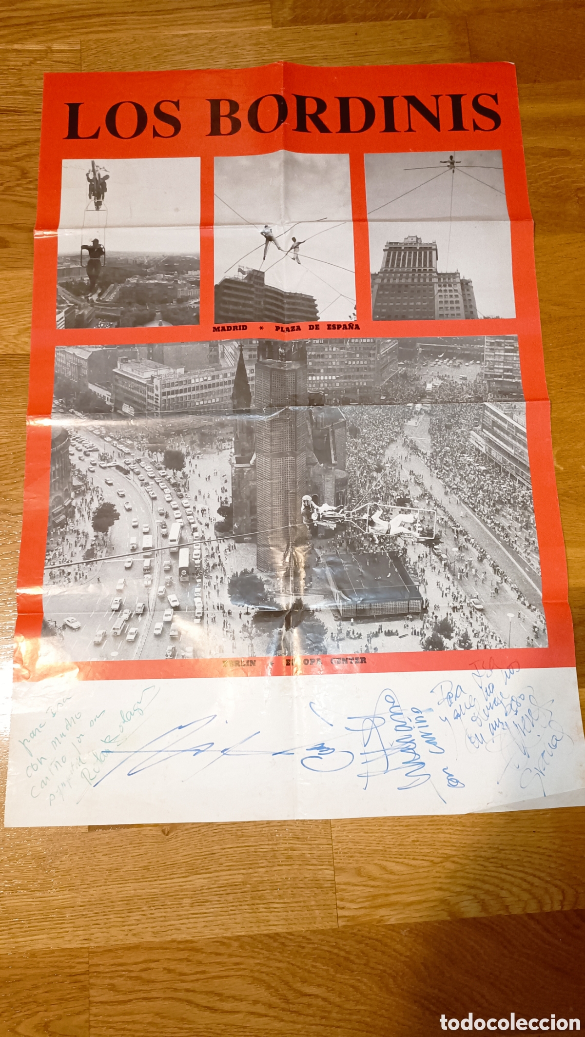Coleccionismo de carteles: Poster autografiado &rdquo;Los Bordinis&rdquo;