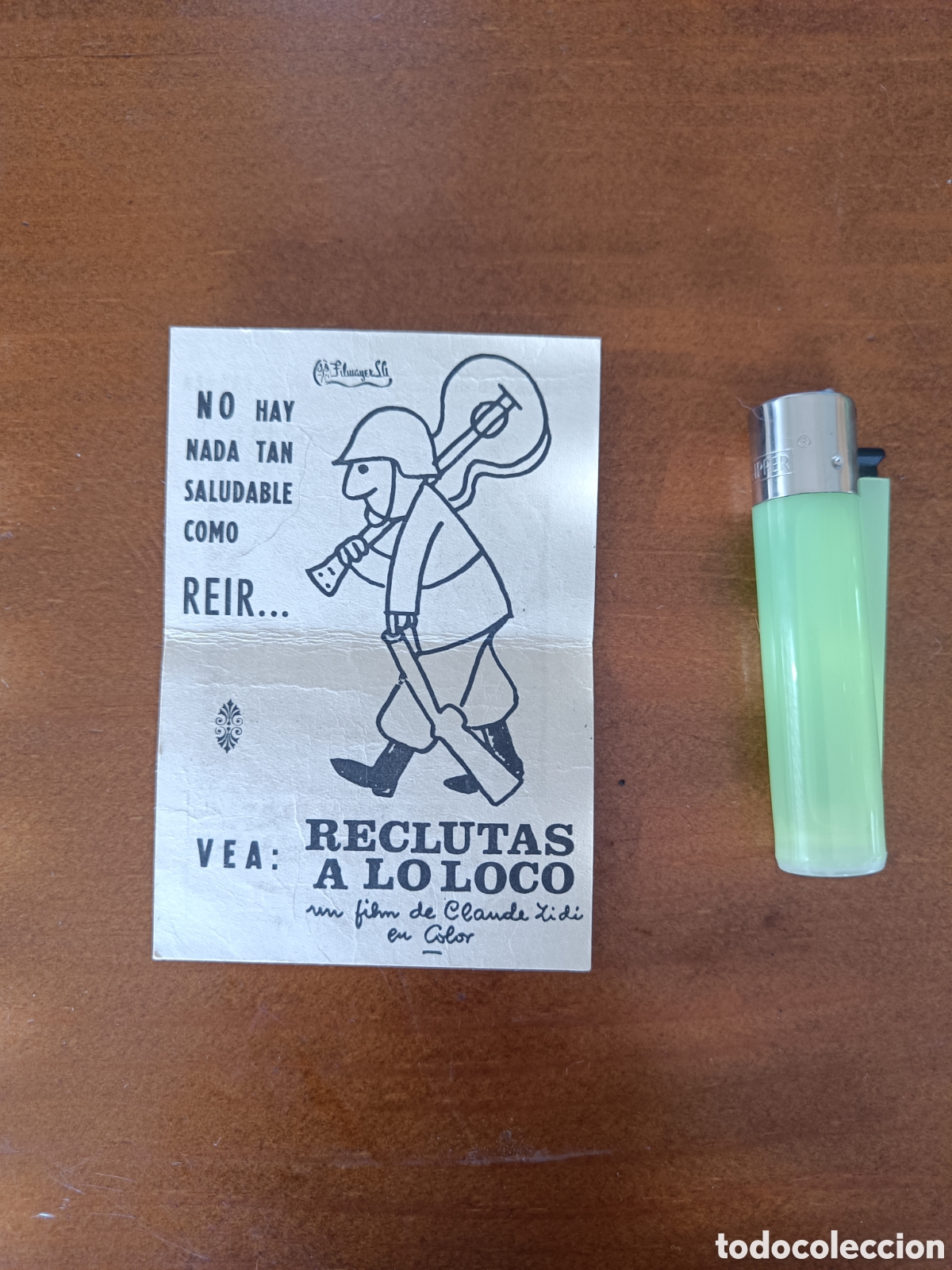 Coleccionismo de carteles: Panfleto publicitario de pel&iacute;culas a dos caras