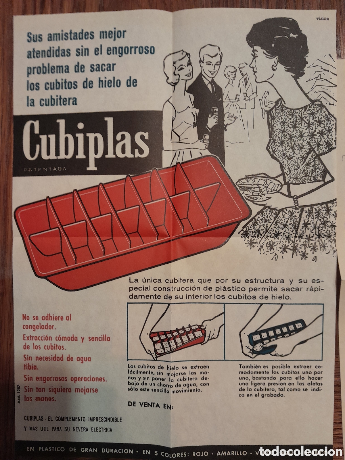 Coleccionismo de carteles: Propaganda papel a&ntilde;os sesenta ( 1961)