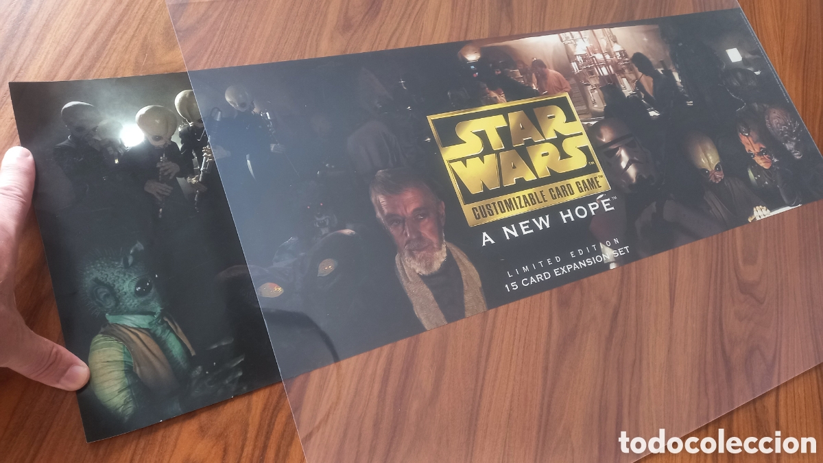 Coleccionismo de carteles: STAR WARS. Cartel publicitario 15 cartas Edici&oacute;n Limitada. 1996 Lucasfilm