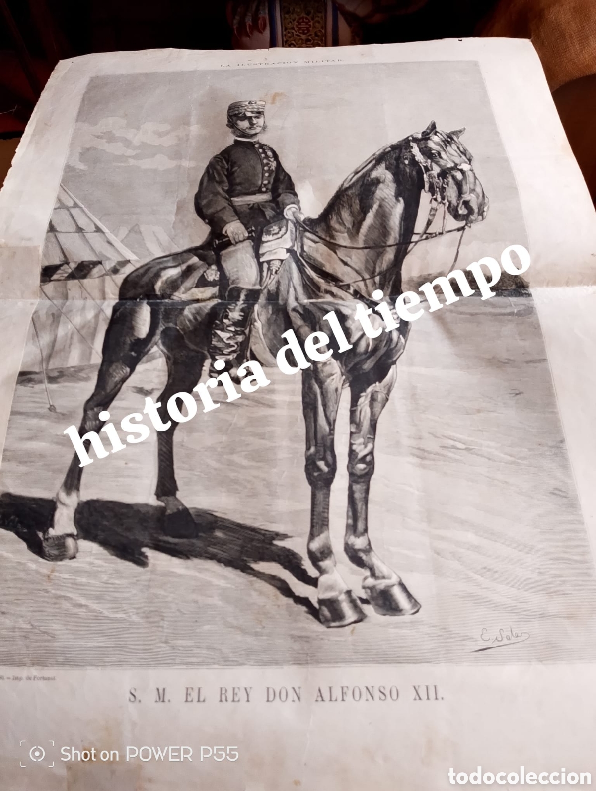 Sammeln von Plakaten: Alfonso xII militar a caballo