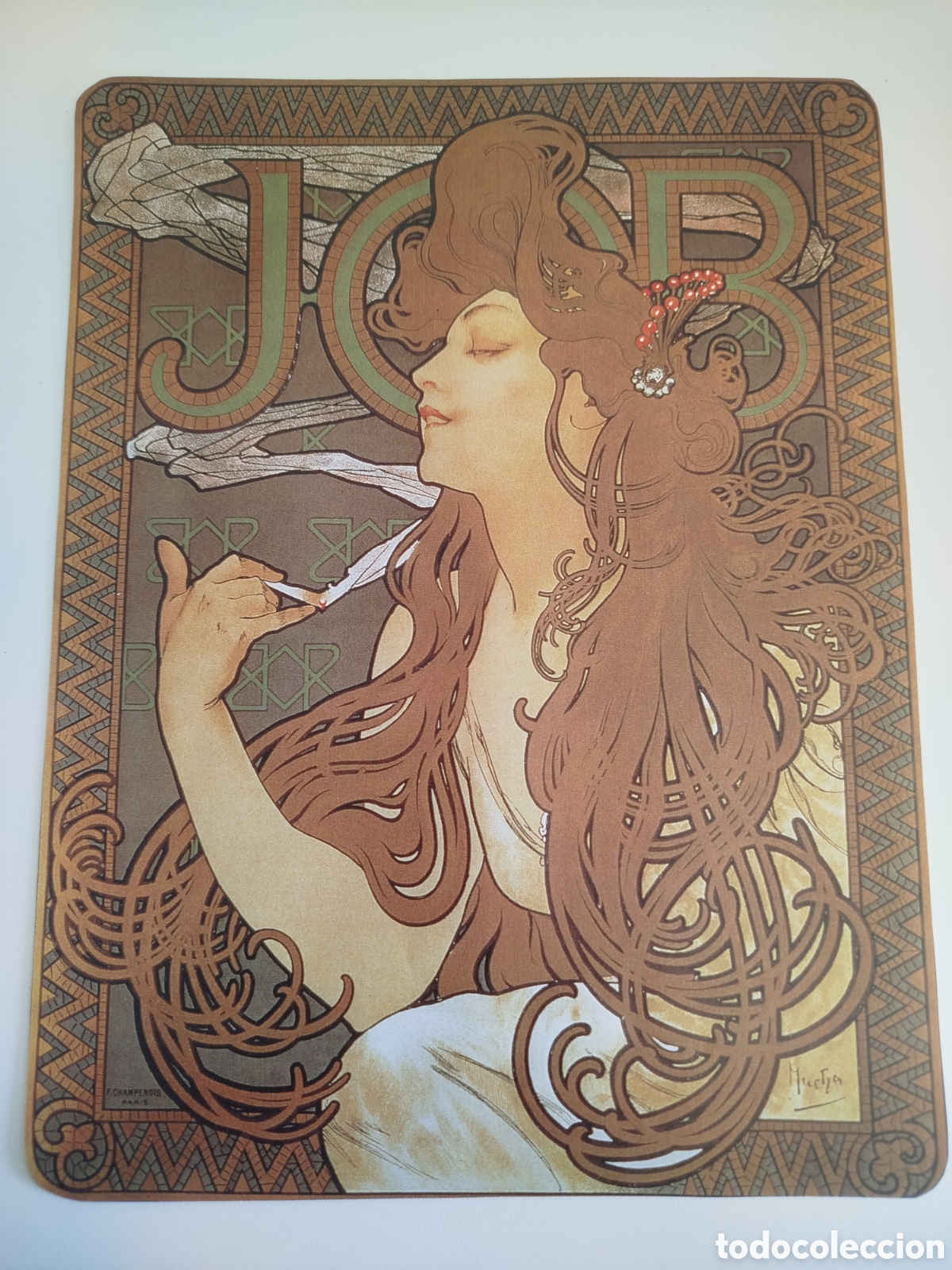 Coleccionismo de carteles: L&aacute;mina de Alphonse Mucha.