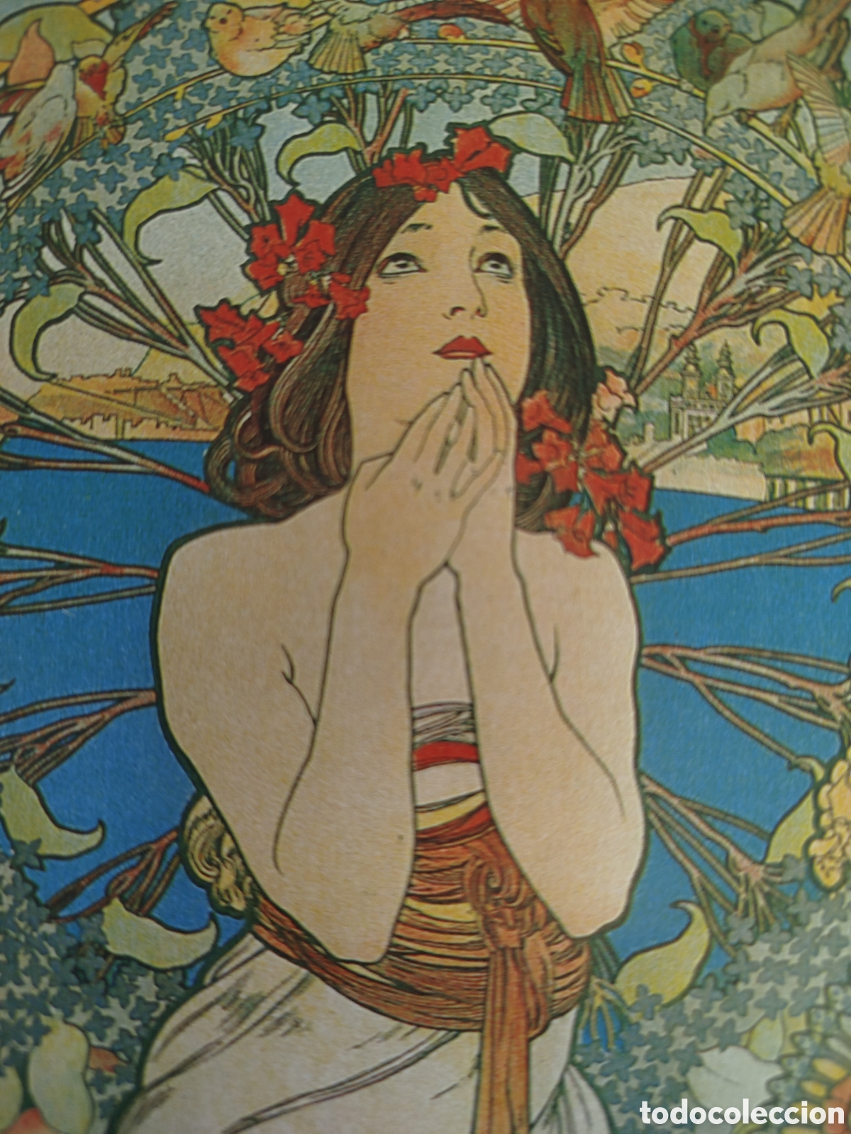 Coleccionismo de carteles: L&aacute;mina de Alphonse Mucha. - Foto 2