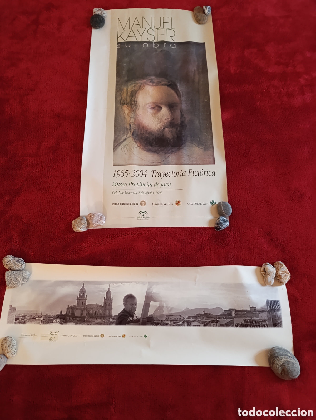 Coleccionismo de carteles: Doble cartel exposici&oacute;n y presentaci&oacute;n de la obra pict&oacute;rica de MANUEL KAISER