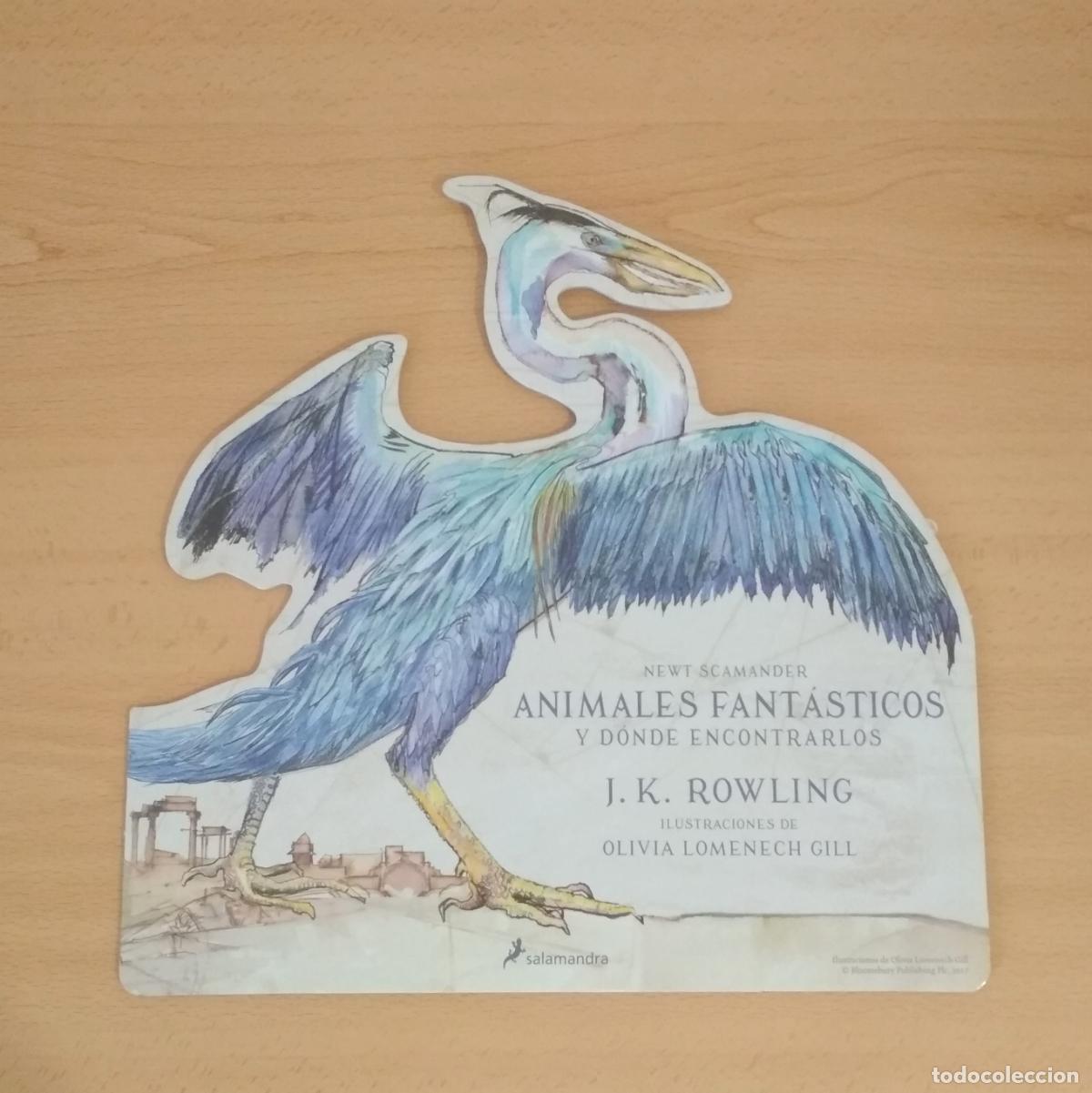 Sammeln von Plakaten: Cart&oacute;n publicitario Animales fant&aacute;sticos y d&oacute;nde encontrarlos Troquelado. J.K. Rowling Salamandra
