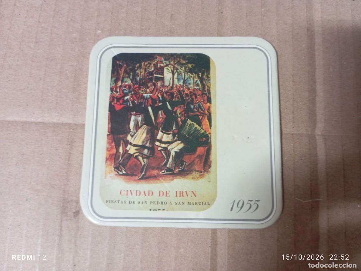 Collezionismo di affissi: POSAVASOS FIESTAS DE IRUN 1955