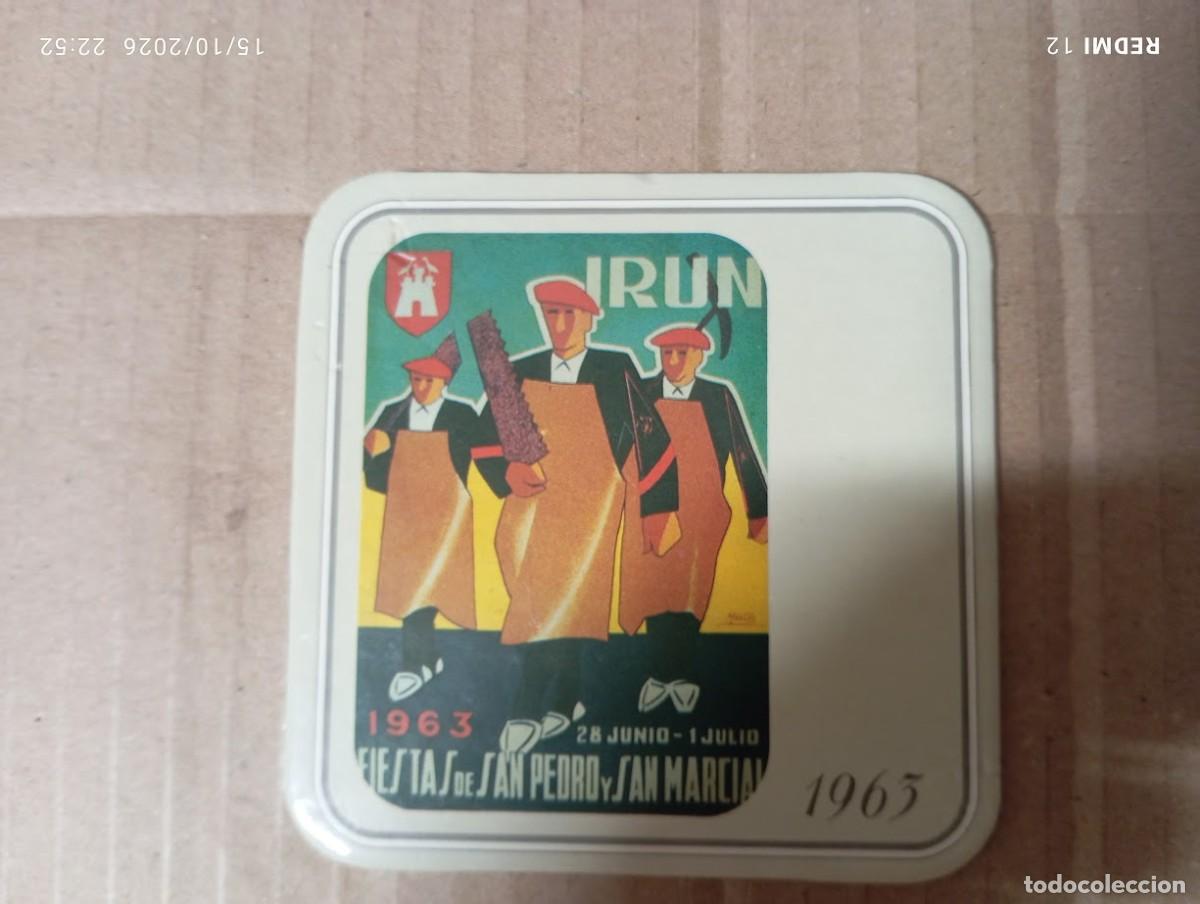 Colecionismo de cartazes: POSAVASOS FIESTAS DE IRUN 1963