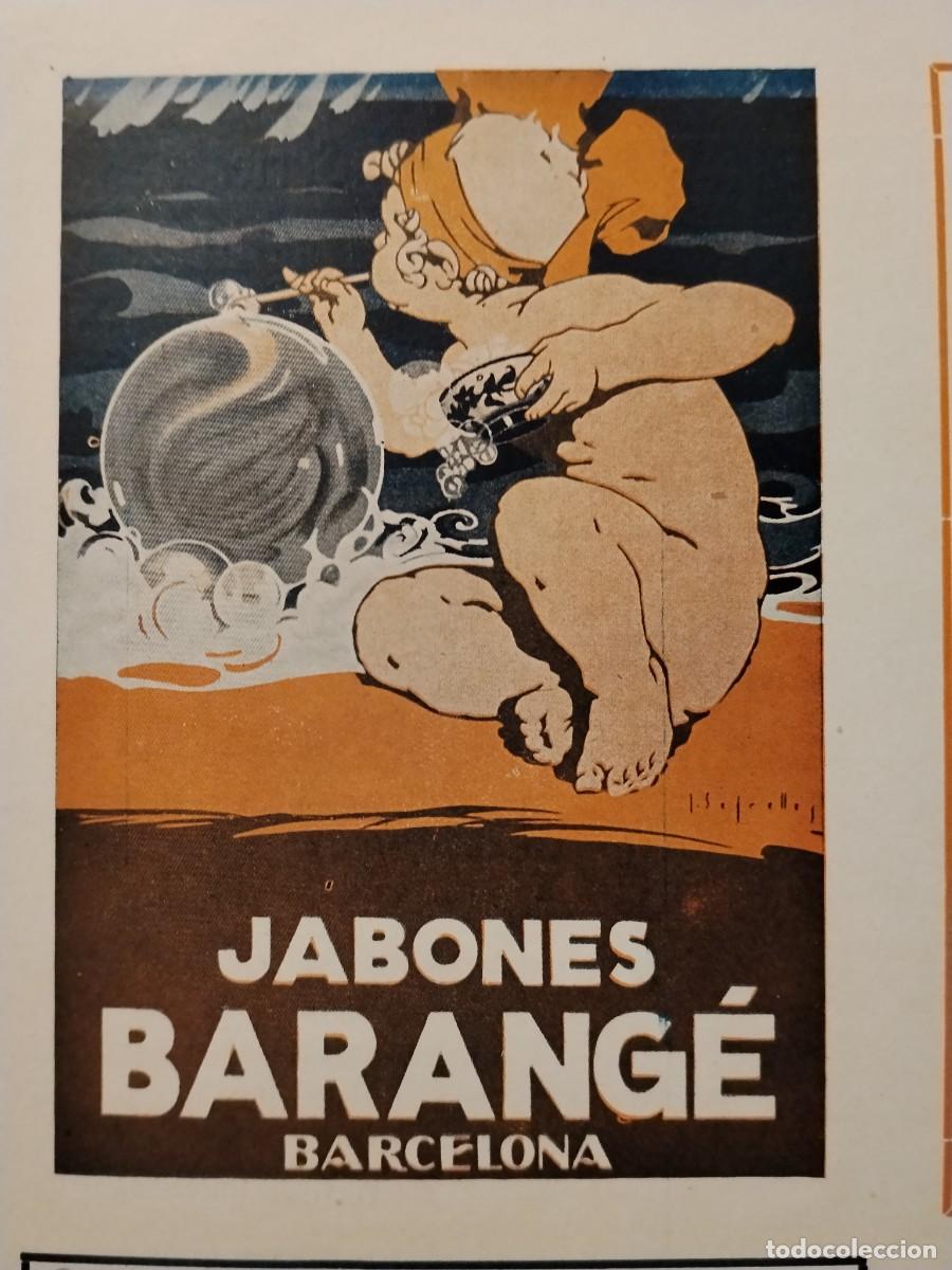 Coleccionismo de carteles: JABONES BARANGE HOJA REVISTA A&Ntilde;O 1933