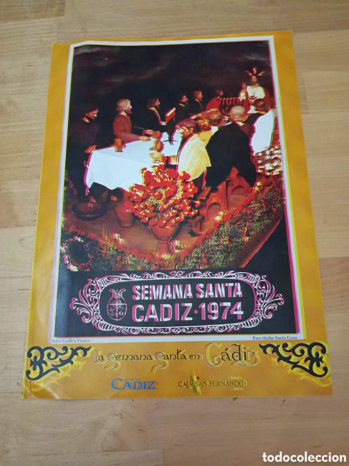 Coleccionismo de carteles: L&Aacute;MINA SEMANA SANTA EN C&Aacute;DIZ - C&Aacute;DIZ INFORMACI&Oacute;N Y CAJA SAN FERNANDO