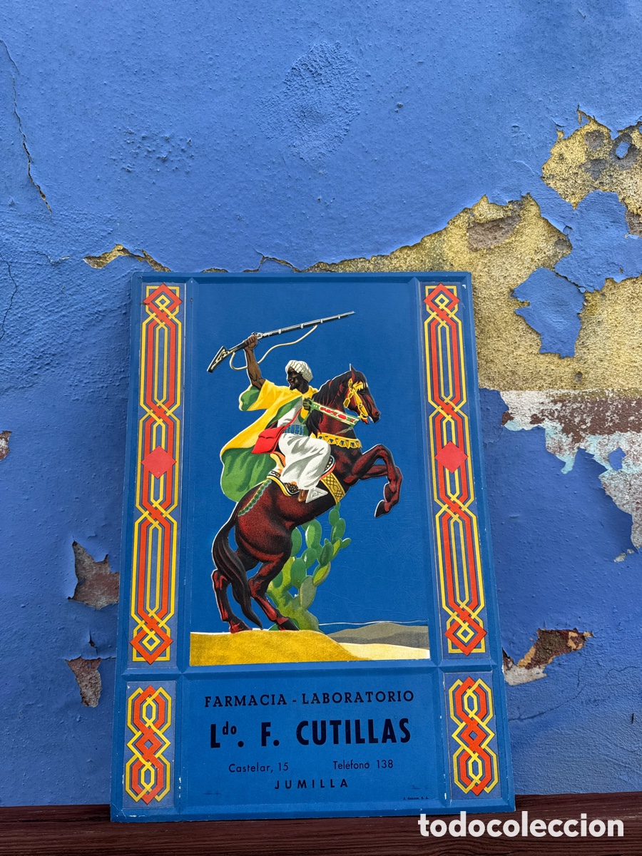 Coleccionismo de carteles: Antiguo cartel troquelado laboratorio Cutillas - Jules Gerzon