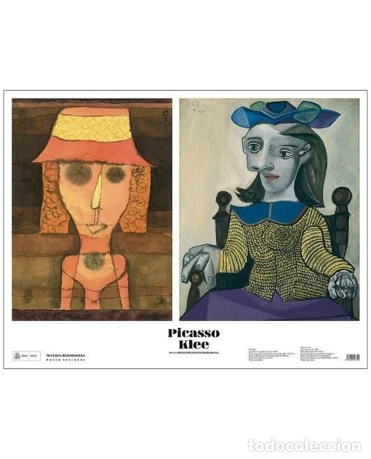 Coleccionismo de carteles: Cartel original Picasso y Paul Klee &ndash; Museo Thyssen-Bornemisza &ndash; Colecci&oacute;n Heinz Berggruen