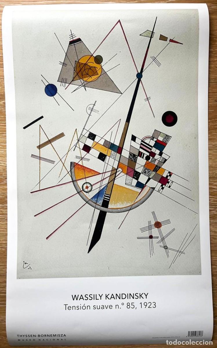 Coleccionismo de carteles: Cartel Wassily Kandinsky &ndash; Tensi&oacute;n suave n&ordm; 85 &ndash; Museo Thyssen Madrid